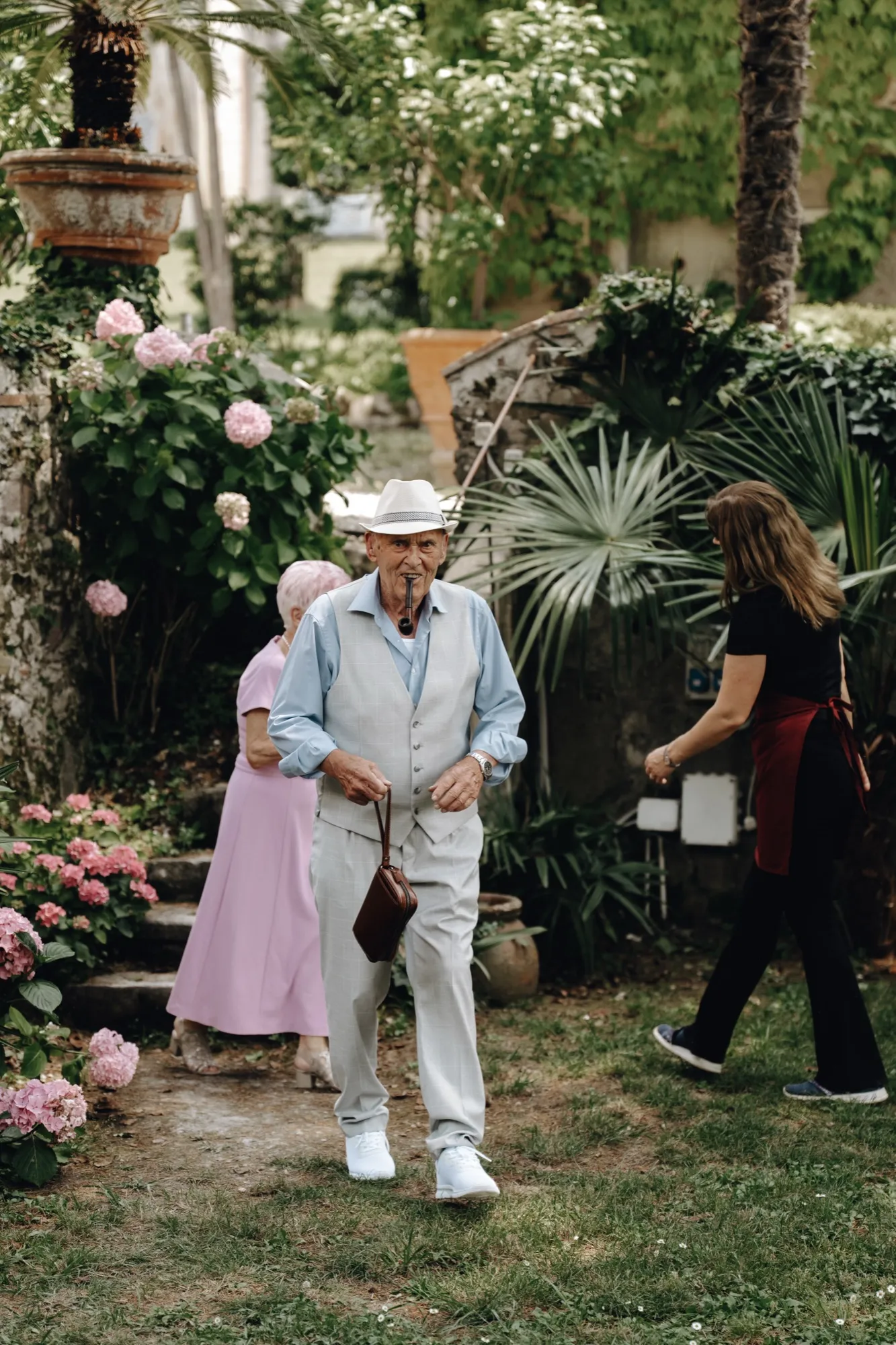 Gäste und Familie – Hochzeit in der Toskana