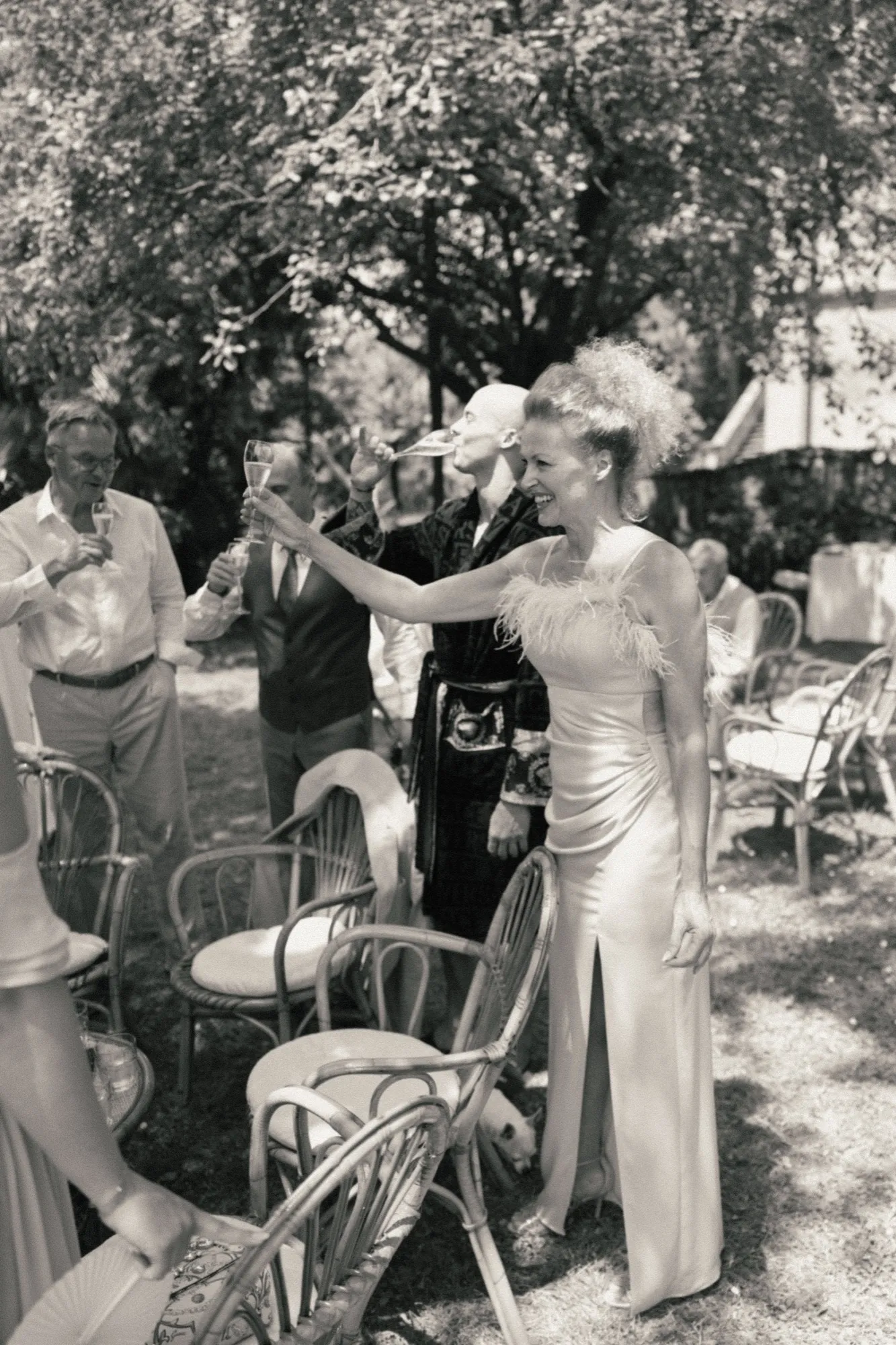 Gäste und Familie – Hochzeit in der Toskana